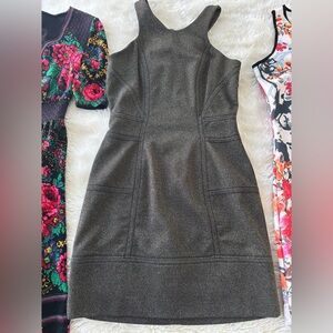 BCBGeneration Gold Halter Sheath Dress for Cocktail